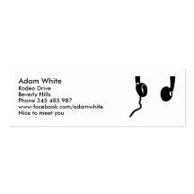 Headphones Business Card