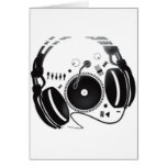 Headphones Greeting Card