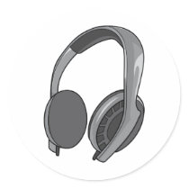 Headphones - Earphones - Headsets Audio 2 Sticker