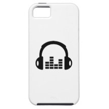 Headphones equalizer iPhone 5 cover