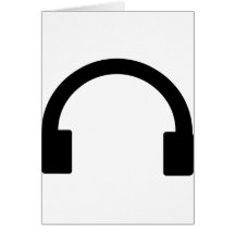 headphones icon card