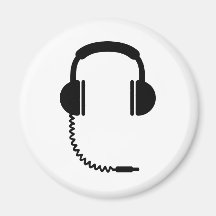 Headphones music sound magnets