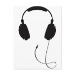 Headphones Postcards