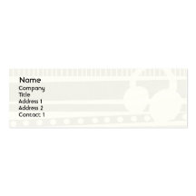 Headphones - Skinny Business Card Templates