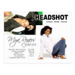 Headshot pour l'acteur du model | carte postale