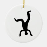 Headstand Christmas Tree Ornament