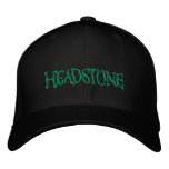 HEADSTONE Green Logo Baseball Cap
