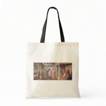Healing A Lame Man By Peter And John, And Resurre Tote Bags