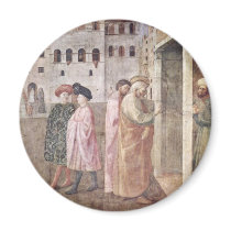Healing A Lame Man By Peter And John, And Resurre Magnet