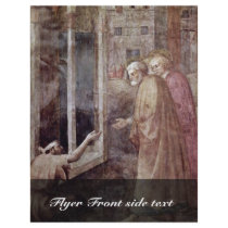 Healing A Lame Man By Peter And John By Masolino ( Custom Flyer