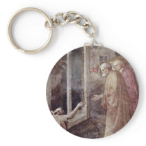 Healing A Lame Man By Peter And John By Masolino ( Key Chain