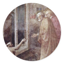 Healing A Lame Man By Peter And John By Masolino ( Sticker