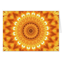 Healing Energy Sunny Mandala Card