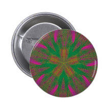 Healing Hands Mandala Buttons
