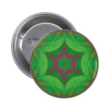 Healing Hands Mandala V2 Pinback Button