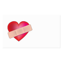 Healing Heart Business Card Templates