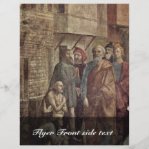 Healing The Shadow Of Peter By Masaccio (Best Qual Personalized Flyer