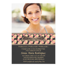 Healing Touch Photo Nursing School Graduation Inv. Invite