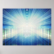 Healing White Light Poster