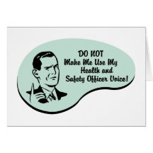 Health and Safety Officer Voice Card