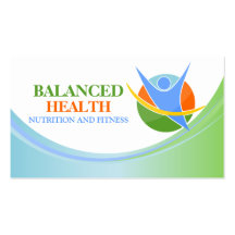 Health and Wellness Coach Business Cards