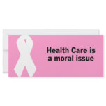 Health Care is a moral issue rack cards
