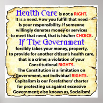Health Care Is Not A Right!