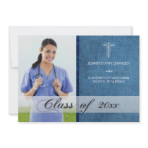 Health Care Medical Graduation Photo Announcement