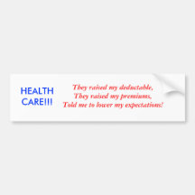 HEALTH CARE TRUTHS BUMPER STICKERS
