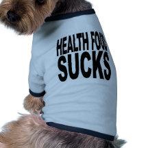 Health Food Sucks Doggie Tshirt