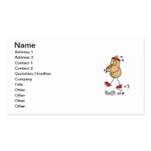 Health Nut T-shirts and Gifts Business Card Templates