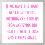 Health, Weight Loss and Fitness Goals Print