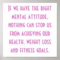 Health, Weight Loss and Fitness Goals Print