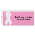 Healthcare is a right not a priveledge rack card design