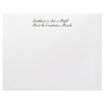 Healthcare not a Right Letterhead Template