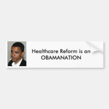 healthcare reform bumper sticker