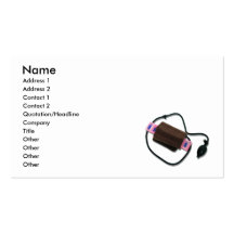 HealthCareStress041109shadows, Name, Address 1,... Business Card Template
