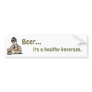 Healthy Beverage Bumper Sticker