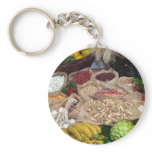 Healthy ingredients keychains