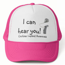 hear 12_Freedom BTE Processor, Cochlear Implant... Mesh Hats