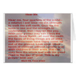 Hear me NA buffalo Cards
