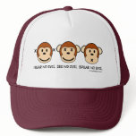 Hear No Evil Monkeys Mesh Hats