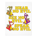 hear see speak no evil dragons cartoon invites