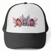 Hear, Speak, See No Evil Mesh Hat