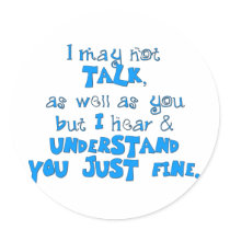 Hear & Understand Round Stickers