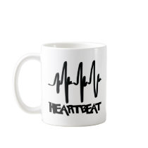 hearbeat ekg love beat mugs