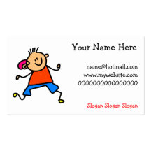 Hearing Aid Kid Business Card Templates