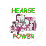 Hearse Power Sticker