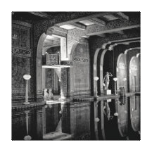 Hearst Castle Roman Pool Stretched Canvas Print