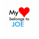 HEART1, My, belongs to, JOE t-shirts